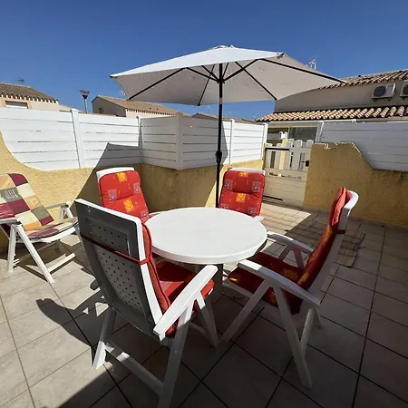 Pavillon Cap D'agde T2 Mezzanine 4 Pers Avec Terrasse - Fr-1-749-96